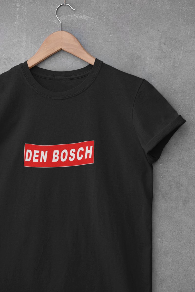 Shirt - Den Bosch - Wurban Wear | Grappig shirt | Leuk cadeau| Unisex tshirt | FC Den Bosch | Carnaval | Wit & Zwart